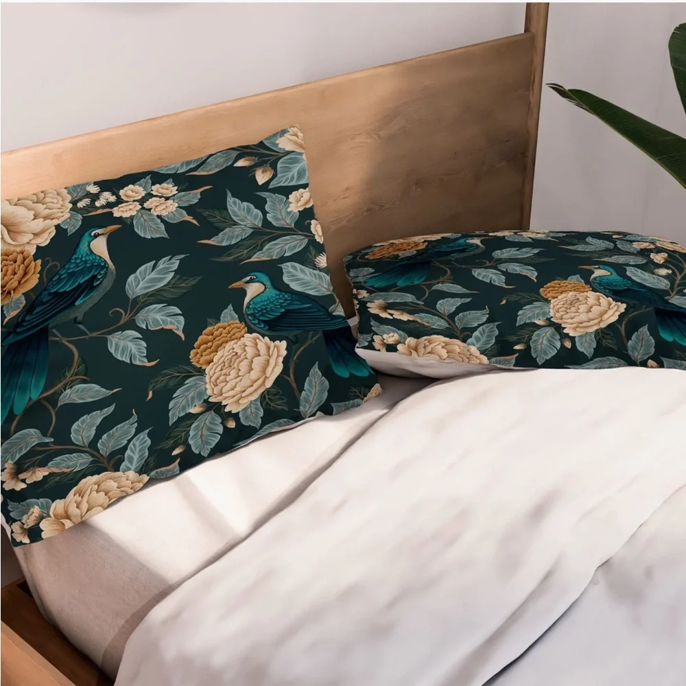 NWOT DENY DESIGN Duvet Covet & Shams Queen Size